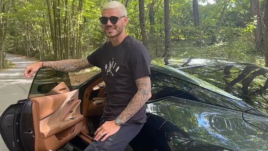 ¡Una nave! Mauro Icardi sumó un lujoso auto a su garaje