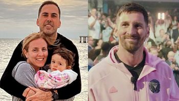 El enorme gesto que tuvo Messi con la hija de Cora Debarbieri y Martín Arévalo: las fotos