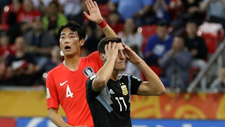 Mundial Sub 20: Argentina perdió 2-1 con Corea del Sur, pero terminó primera y Mali será el rival en octavos
