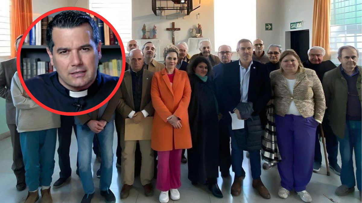 Expulsaron al cura que gestionó la visita de diputados de LLA a represores: los motivos de la Iglesia