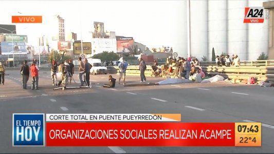 El Gobierno otorgó 100 planes de trabajo y se levantó el corte en el Puente Pueyrredón