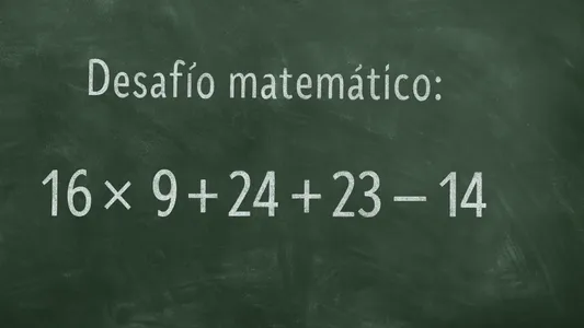 Desafío matemático: una mente brillante lo resuelve en menos de 10 segundos