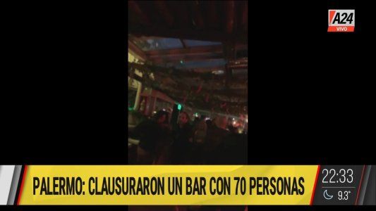 Clausuran un bar con 70 personas que estaban sin barbijo, ni distanciamiento