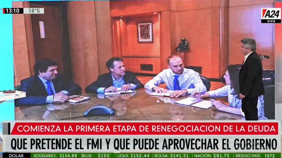 Comienza la primera etapa de renegociación de la deuda con el FMI