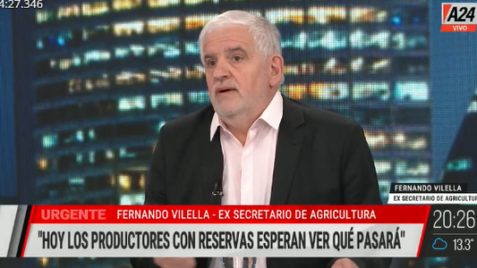 Habló el exsecretario de Agricultura Fernando Vilella: El tipo de cambio y los precios internacionales no dan buenas señales