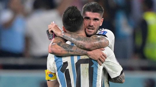 El video que muestra a Rodrigo de Paul defendiendo a las trompadas a Lionel Messi