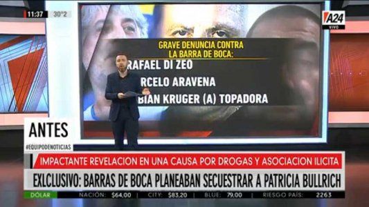 Exclusivo: barrabravas de Boca planeaban secuestrar a Patricia Bullrich