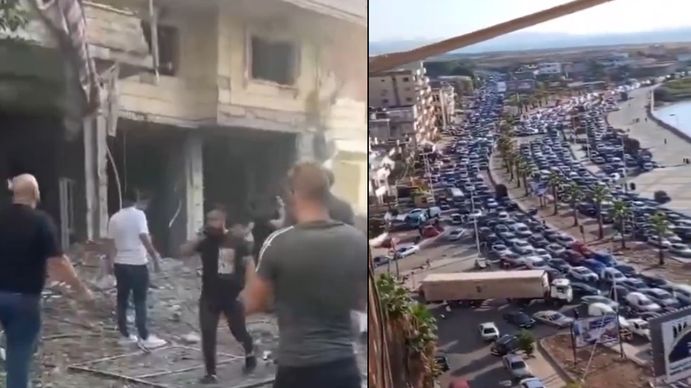 En pleno éxodo masivo de libaneses, Israel explicó por qué atacan zonas civiles en Beirut