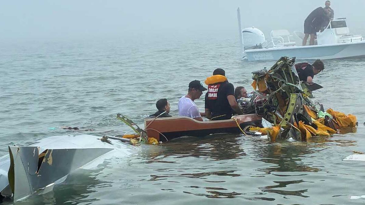 Las tareas de rescate en el mar