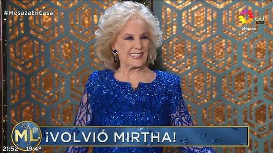 Ratings: el minuto a minuto del regreso de Mirtha Legrand