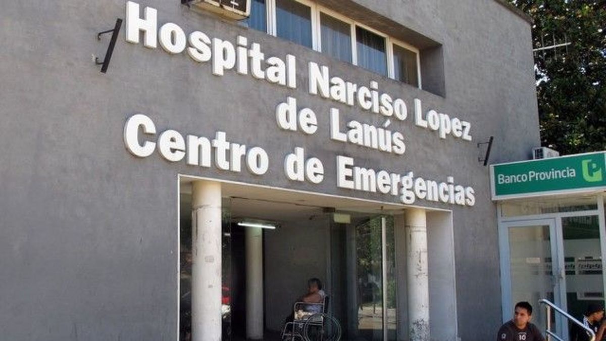 Hospital donde fue trasladada la víctima quien falleció debido a sus graves heridas. El hecho ocurrió en Lanús.