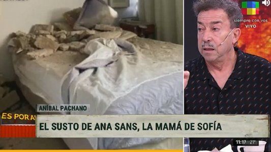 Aníbal Pachano habló sobre derrumbe en la casa de Ana Sans