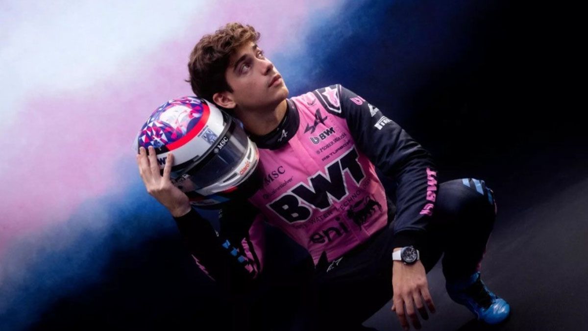Colapinto volvió a brillar en Barcelona y marcó el segundo mejor tiempo con Alpine