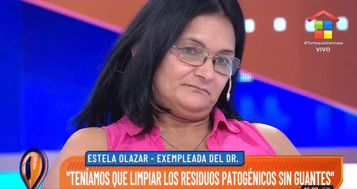 Estela Olazar, ex empleada de Mühlberger: Teníamos que limpiar los residuos patogénicos sin guantes
