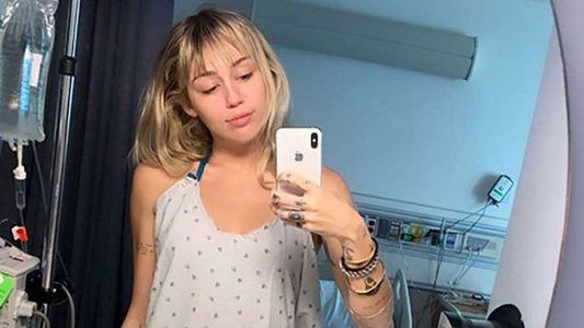 Miley Cyrus fue internada de urgencia