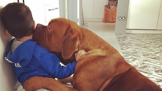 Hulk y Thiago, en la foto más dulce de los Messi