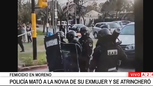 Un policía de la Ciudad mató a la novia de su ex mujer y se atrincheró en un gimnasio