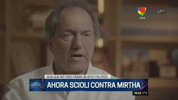 Scioli disparó contra Mirtha Legrand luego de que la diva lo desmintiera en su programa