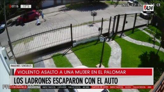 Violento robo a la madre de una diputada de Cambiemos en El Palomar
