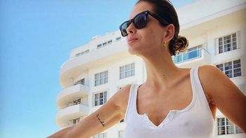 La China Suárez se vacunó en Miami contra el Covid