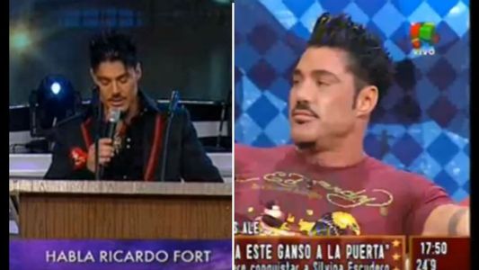 Ricardo Fort en televisión: peleas, musicales y una cadena nacional