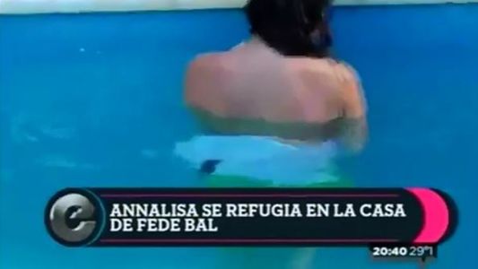 Annalisa Santi en topless con Federico Bal