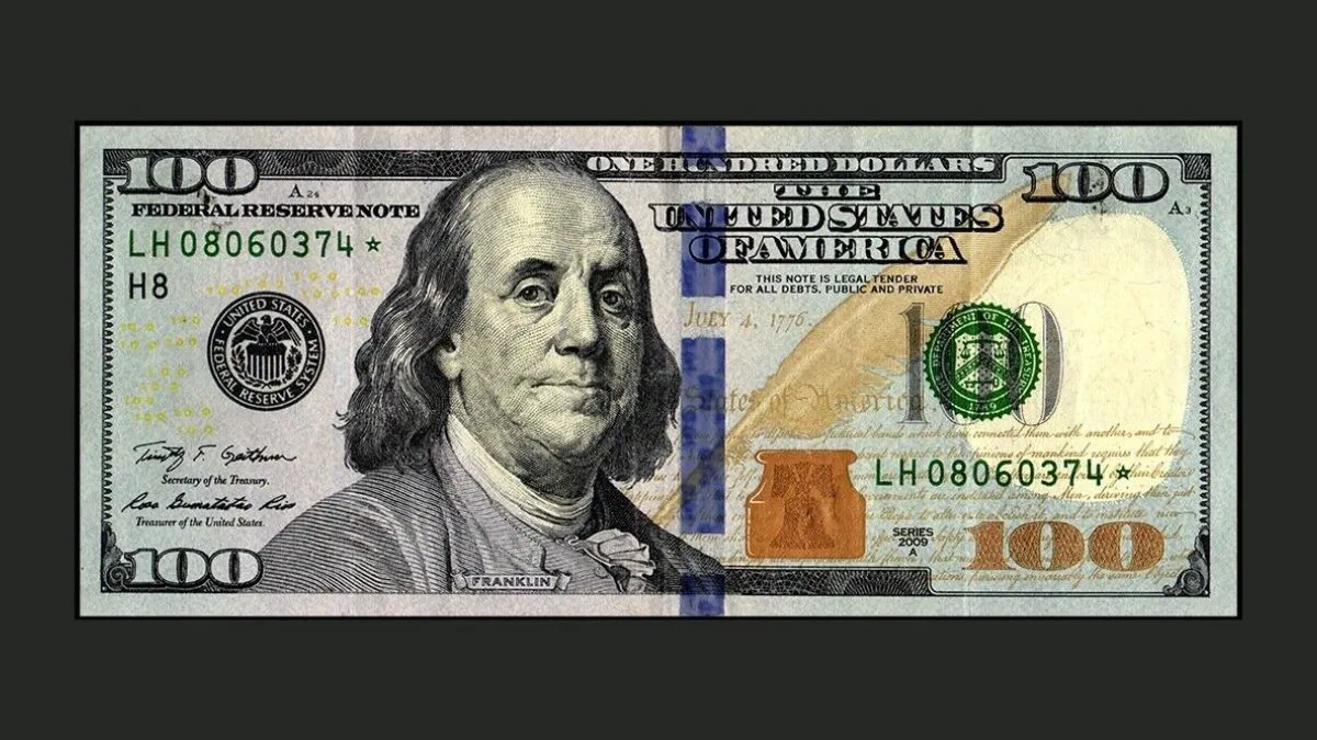 Pagan 300 mil dólares al SUERTUDO propietario de este billete de 100 dólares