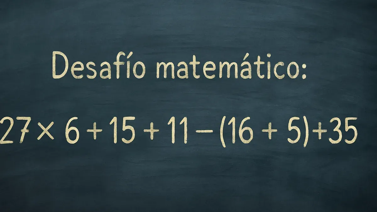 La regla esencial para resolver este desafío matemático es conocido como PEMDAS (por sus siglas en inglés) o jerarquía de operaciones.