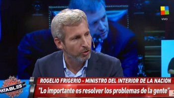 Frigerio pidió sacarle trascendencia al debate y dijo que nadie defiende la ley anti tarifazo