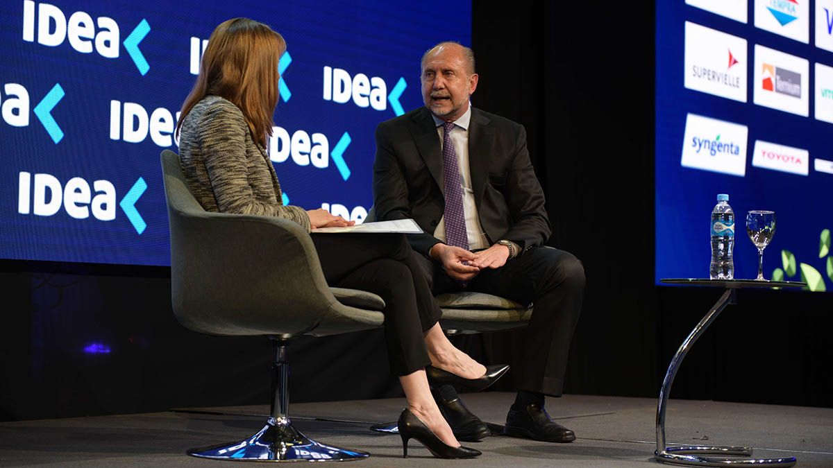 El Gobernador de Santa Fe, Omar Perotti, particip&oacute; en Idea Agroindustria con elogios a Sergio Massa y Juli&aacute;n Dom&iacute;nguez.&nbsp;