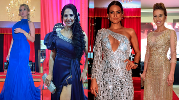 Así vistieron las famosas en la noche de los Premios Paraná