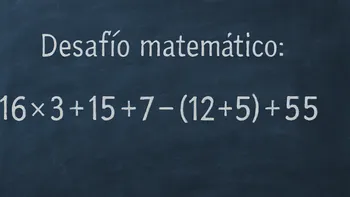 Desafío Matemático: esta operación con paréntesis para resolver antes de seguir leyendo