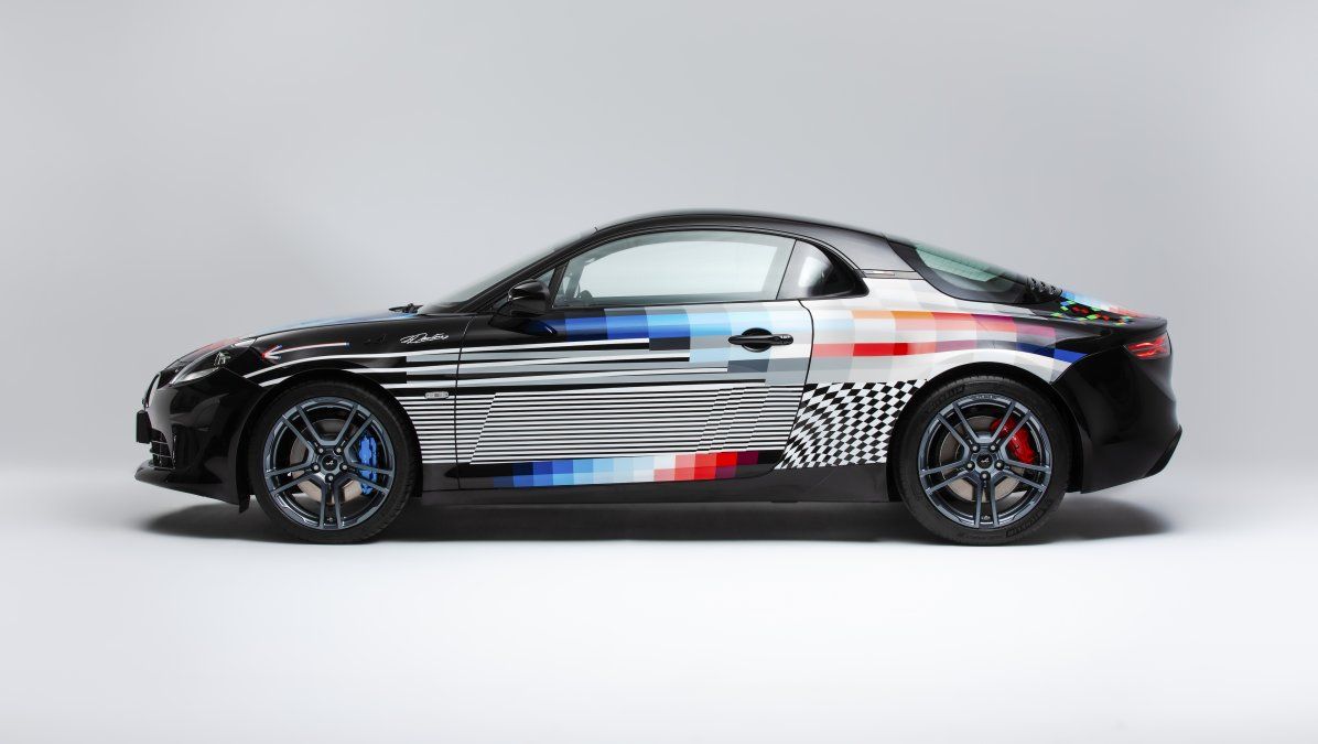 El Alpine A110 imaginado por Felipe Pantone se ha realizado sobre la base de un A110S