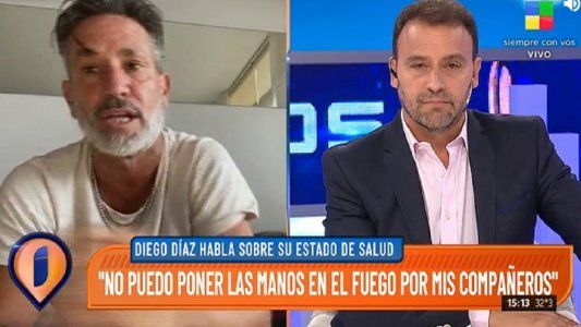 Diego Díaz tras contagiarse de coronavirus: No puedo poner las manos en el fuego por mis compañeros
