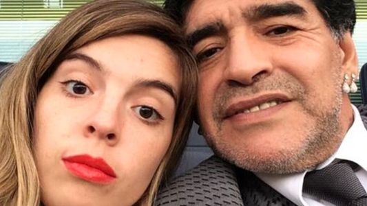 La reacción de Dalma tras el mensaje de un ex futbolista inglés contra Diego Maradona