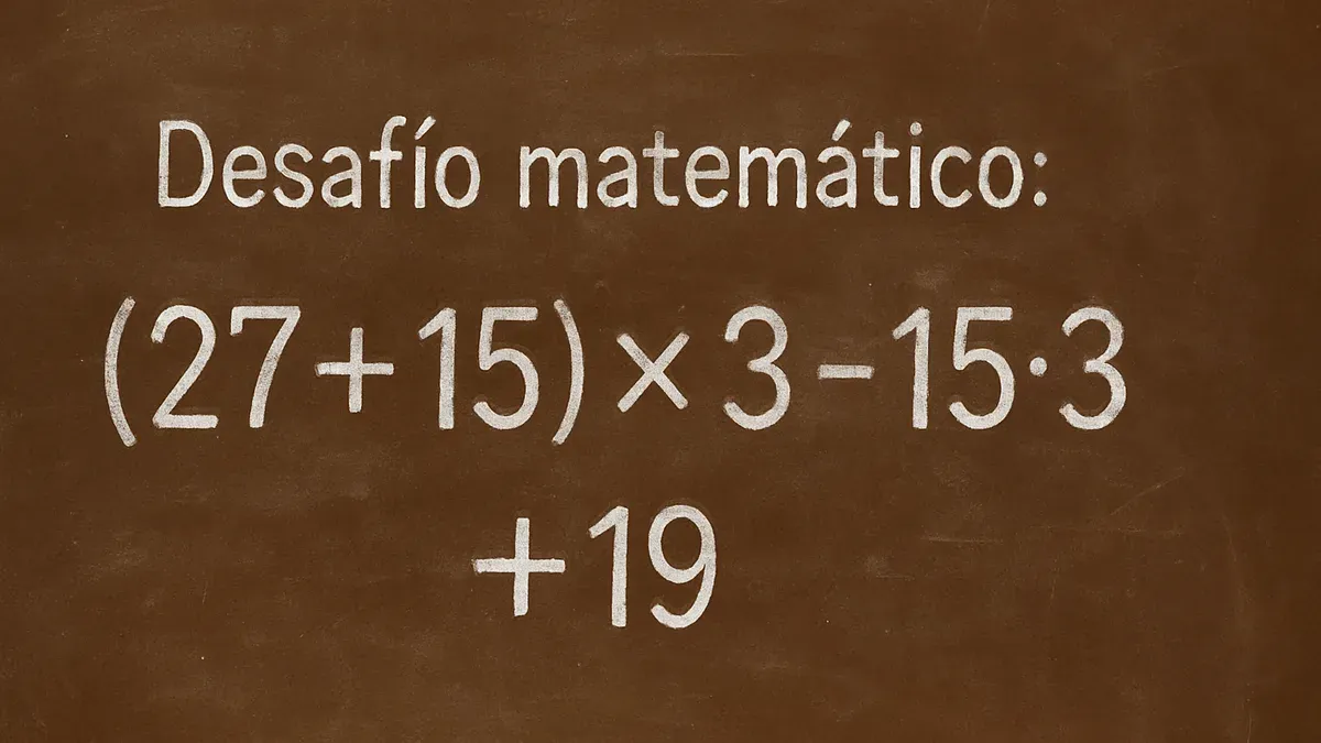 La regla esencial para resolver este desafío matemático es conocido como PEMDAS (por sus siglas en inglés) o jerarquía de operaciones.