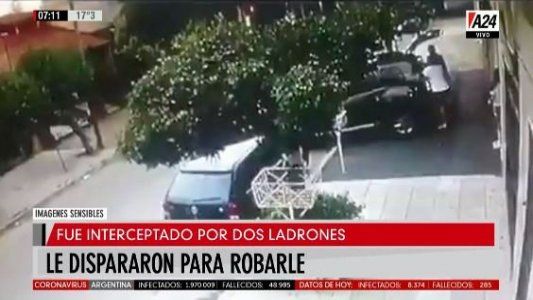 Villa Madero: baleado a quemarropas en la puerta de la casa