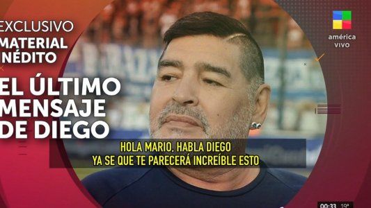 El último audio que le envió Diego Maradona a Mario Baudry, la pareja de Verónica Ojeda
