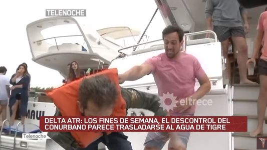 Martín Ciccioli lesionado: Lo arrojaron al río mientras realizaba una nota en un yate