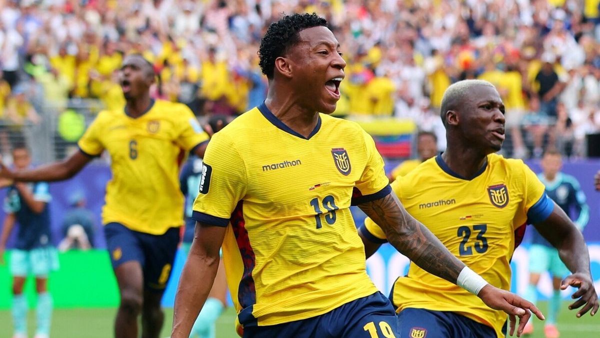 Ecuador le ganó 2 a 1 a Alemania. Foto: REUTERS