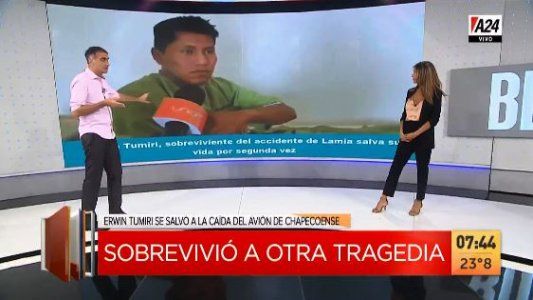 Se salvó de milagro de un accidente ¡por segunda vez!