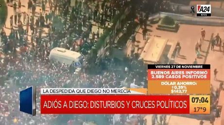 Lo que dejó el último ad10s a Diego con tintes maradonianos