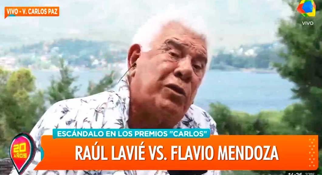 Fuerte cruce entre Raúl Lavié y Flavio Mendoza por los premios Carlos: Se tildaron de mala onda
