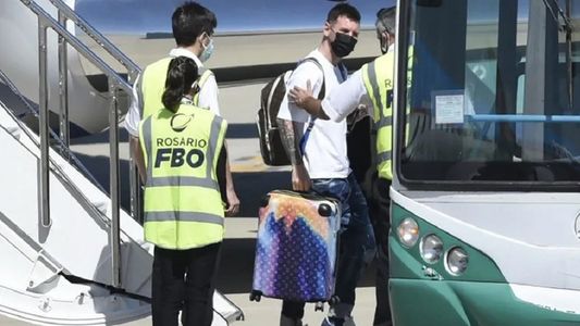 Messi regresó a Francia tras al aislamiento por coronavirus