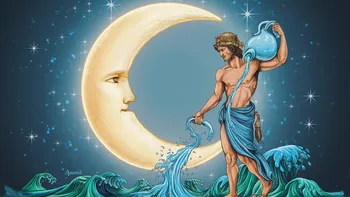Astrología: los 5 signos favoritos con la Luna en Acuario. (Foto: Ideogram)