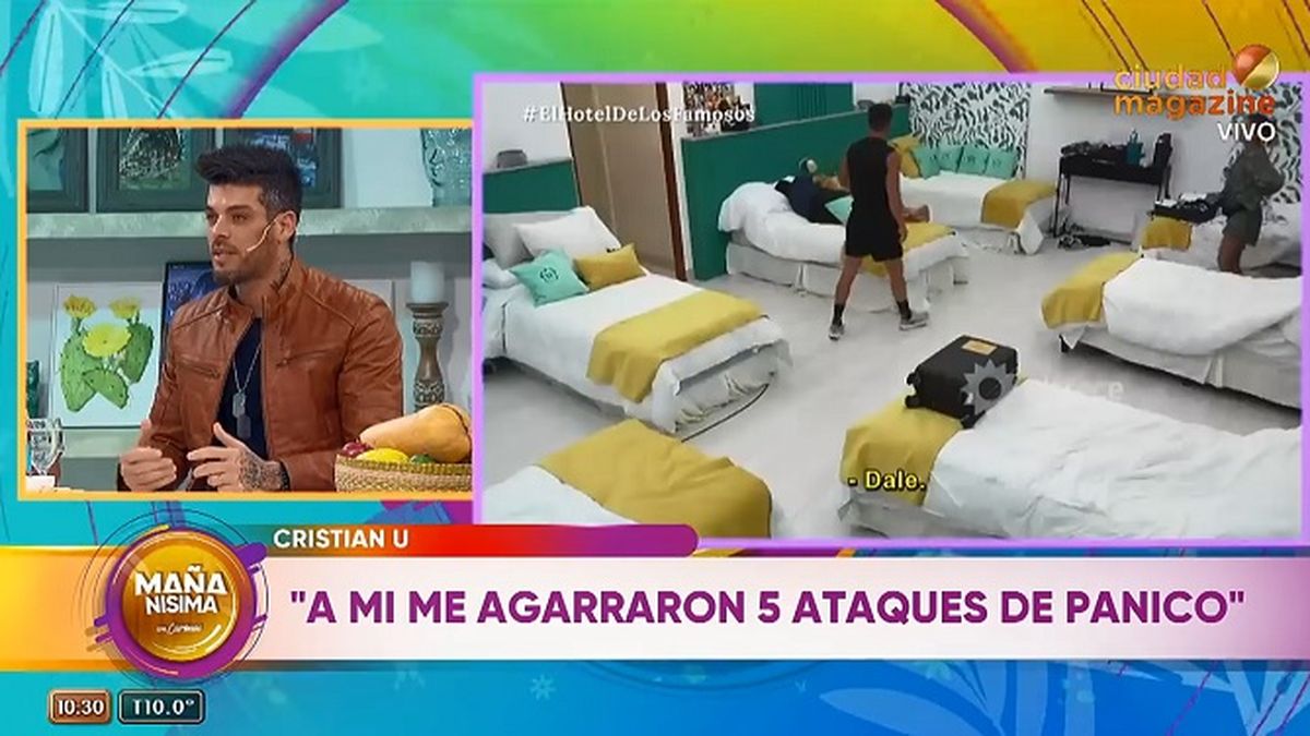 Cristian U se refiri&oacute; al reciente ataque de p&aacute;nico de Locho Loccisano en El hotel de los famosos, y revel&oacute; que &eacute;l sufri&oacute; 5 durante su encierro en Gran Hermano.&nbsp;