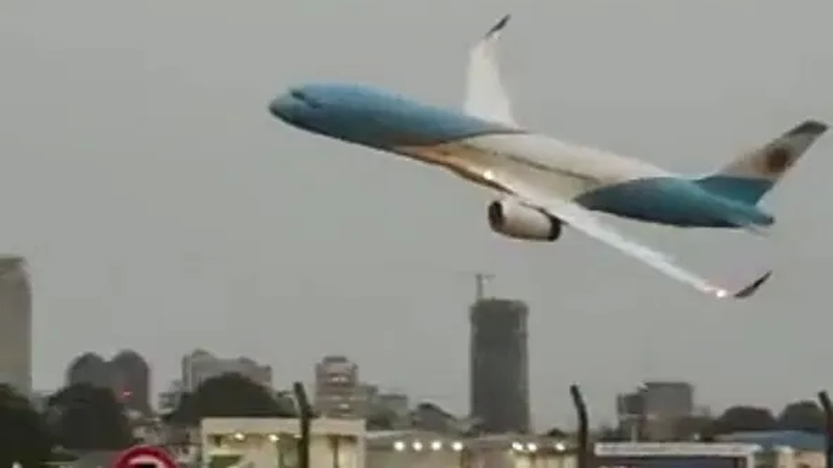 Yo nunca le di libre descenso: los audios del piloto del avión presidencial que hizo una peligrosa maniobra. (Captura)