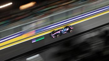Franco Colapinto está 14° en el GP de Singapur de Fórmula 1 y busca sumar puntos