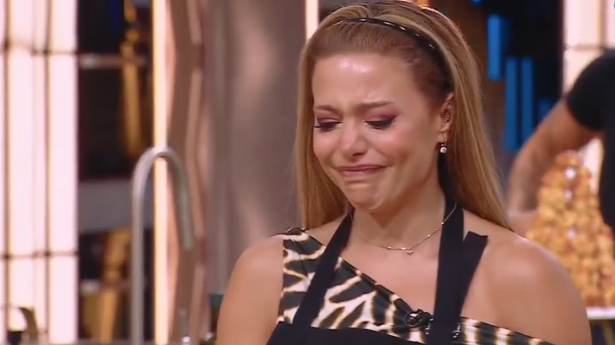 Por qué Evangelina Anderson se largó a llorar en MasterChef Celebrity