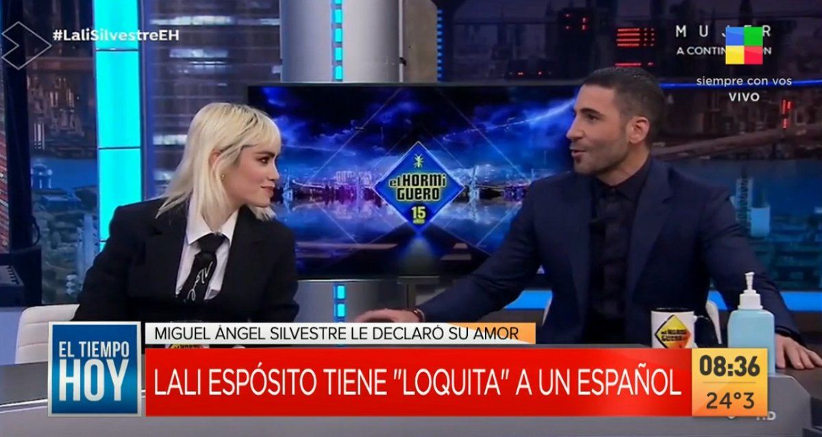 La declaración de Miguel Ángel Silvestre a Lali Espósito: Me tiene enamorado por mil razones